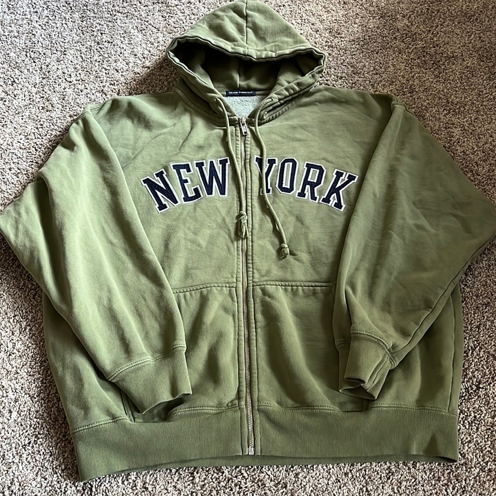 Brandy Melville full zip hoodie